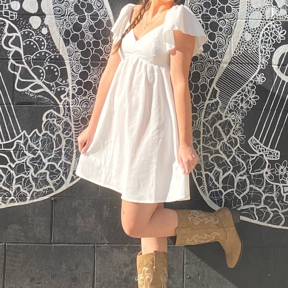 White  Spring Dress